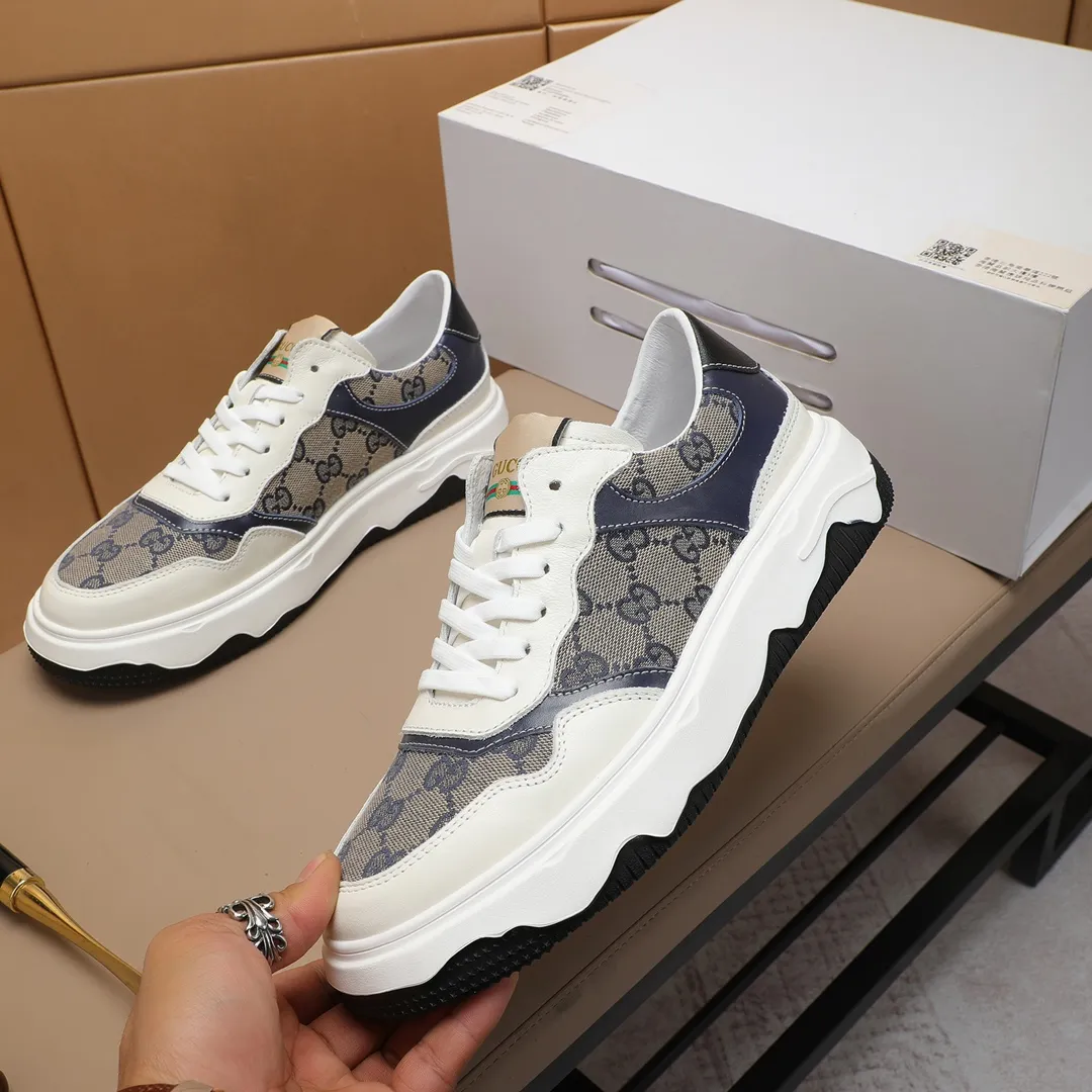 Men's shoes💰440 GUCCI🔍🔍2023 latest model On sale at the same time at the counter, original calfskin imported from Italy, genuine leather lining, (high-end, luxury, and class) exquisite workmanship, soles: original soles specially provided by the original factory, ⚠Exclusive double-layer movable molded soles are super comfortable⚠, real photos🎬The real ones are better🔍🔍"High quality·Follow the order" code number 38-44